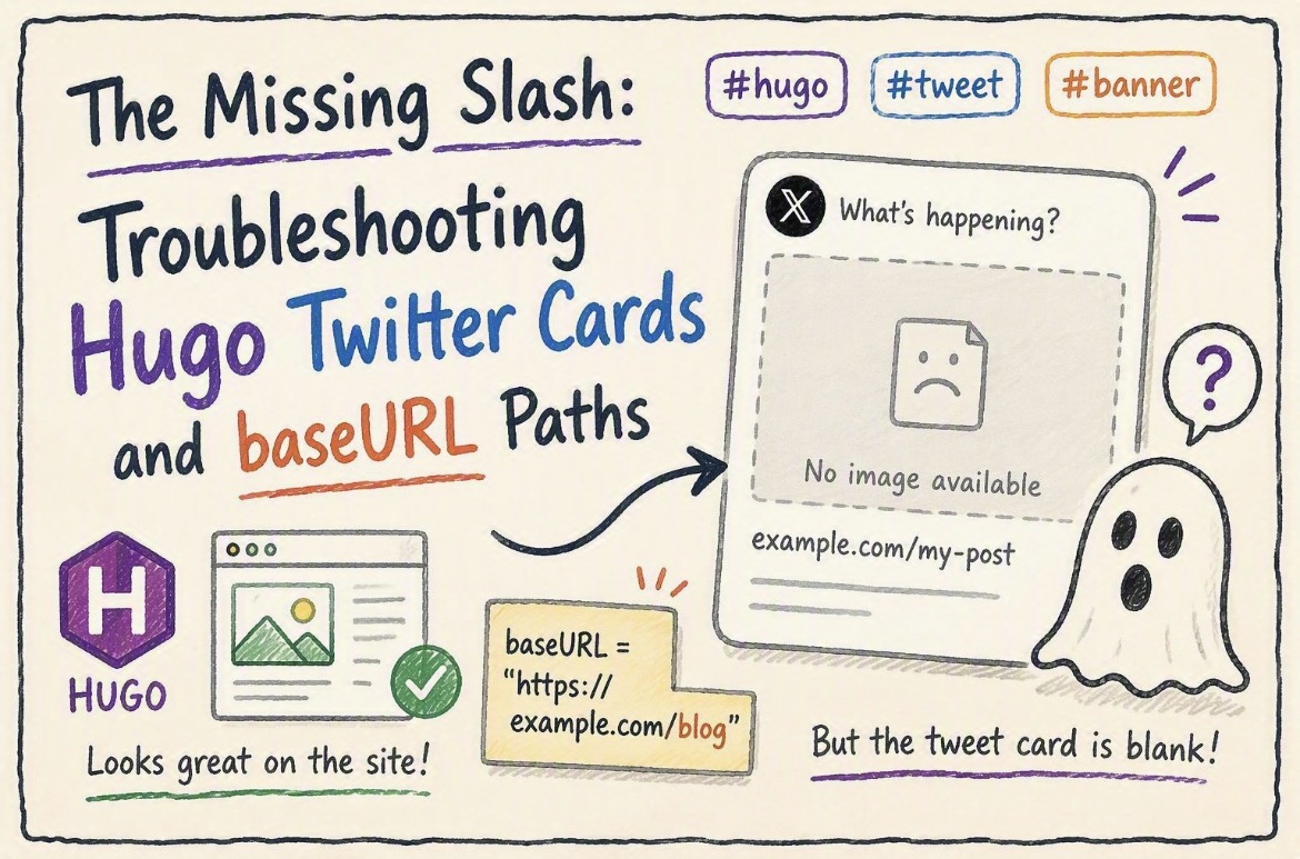 hugo baseURL missing slash